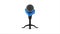 Rotation microphone on white background. Isolated 3D render