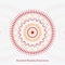 Rotational Rounded Mandala Illustration Design
