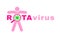 Rotavirus vector logotype