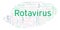 Rotavirus word cloud, made with text only.