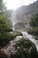 Rothbachfall waterfall in the Bavarian Alps, Germany