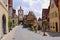 Rothenburg ob der Tauber, PlÃ¶nlein with Upper and Lower Gate in the Romantic Medieval Town, Bavaria, Germany