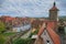 Rothenburg on Tauber cityscape with house roofs