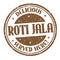 Roti jala sign or stamp