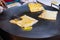 Roti Making, Roti is fried on the pan