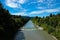 Rottach river at Tegernsee, district of Miesbach, tourism in Germany