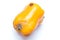 Rotten yellow bell pepper isolated