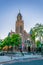 ROTTERDAM, NETHERLANDS, AUGUST 5, 2018: View of former Arminius church in Rotterdam, Netherlands