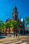 ROTTERDAM, NETHERLANDS, AUGUST 5, 2018: View of former Arminius church in Rotterdam, Netherlands