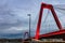 Rotterdam, Netherlands and Willem bridge in the afternoon