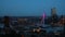 Rotterdam panoramic night view