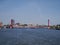 Rotterdam skyline with the Willems bridge