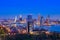 Rotterdam at Twilight from Euromast