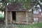 Rotting Log Cabin West of Fort Worth in Tolar Texas
