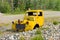 A rotting truck on display in the yukon territories