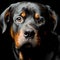 Rottweiler Dog Portrait