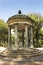 Rotunda inside garden and park complex in Villa Borghese, Rome