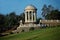 Rotunda in the Park on the embankment in Volgograd