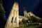 Rouen - The cathedral at night