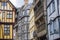 Rouen - Exterior of half-timbered houses