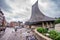 Rouen, France - July 10, 2014: Sainte Jeanne d\'Arc church in the center of Rouen, Normandy