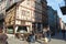 Rouen traditional street houses