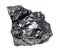 Rough bituminous coal black coal rock cutout