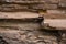 rough cliff rock wall , nature background