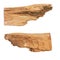 Rough driftwood directional signs