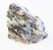 rough gneiss stone on white background