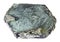 rough Phlogopite mica stone on white
