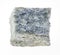 rough quartz-mica schist stone on white