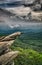 Rough ridge overlook viewing area off blue ridge parkway scenery