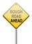 Rough road traffic sign