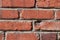 Rough Ruddy Brick Texture Background