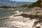 Rough sea and Coastline - Gulf of La Spezia Italy