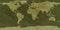Rough-textured world map