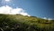 Rough wind blowing on top of the Velebit mountain in Croatia