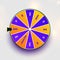Roulette fortune spin wheel of luck design