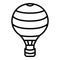 Round balloon icon, outline style