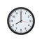 Round Black Clock Mockup Showing 8 O\\\'clock