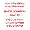 Round Blood Font set