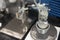 Round bottom flask and Burette clamp