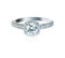 Round Brilliant halo setting Diamond Wedding engagement ring