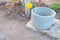 Round cement septic tank for treat sewage water