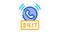 round-the-clock help desk Icon Animation