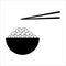 round dumplings, korean delicious food, asian snack,hot mandu on a cup, simple illustration, chopsticks