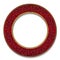 Round frame ruby color with shadow