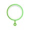 Round green unit for chart vector design element