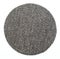 A round grey carpet